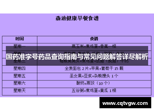 国药准字号药品查询指南与常见问题解答详尽解析